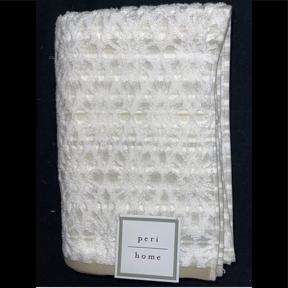 Peri Home Bath Peri Home Textured Cotton Terry Bath Towel 27x 56